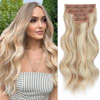 F18/613# Blonde mix Platinum Blonde (4PCS-20inch)