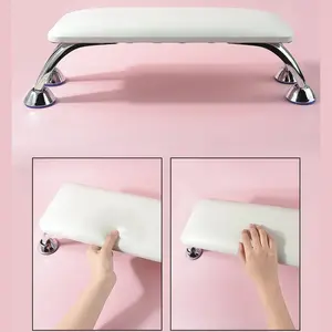 Detachable Nail Art Support Armrest, Microfiber Leather Hand Rest for Nails Tech, Professional Manicure Support Pillow for Home & Salon Use