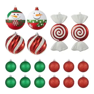 Glitzhome Christmas Whimsical Deluxe Large Ornaments