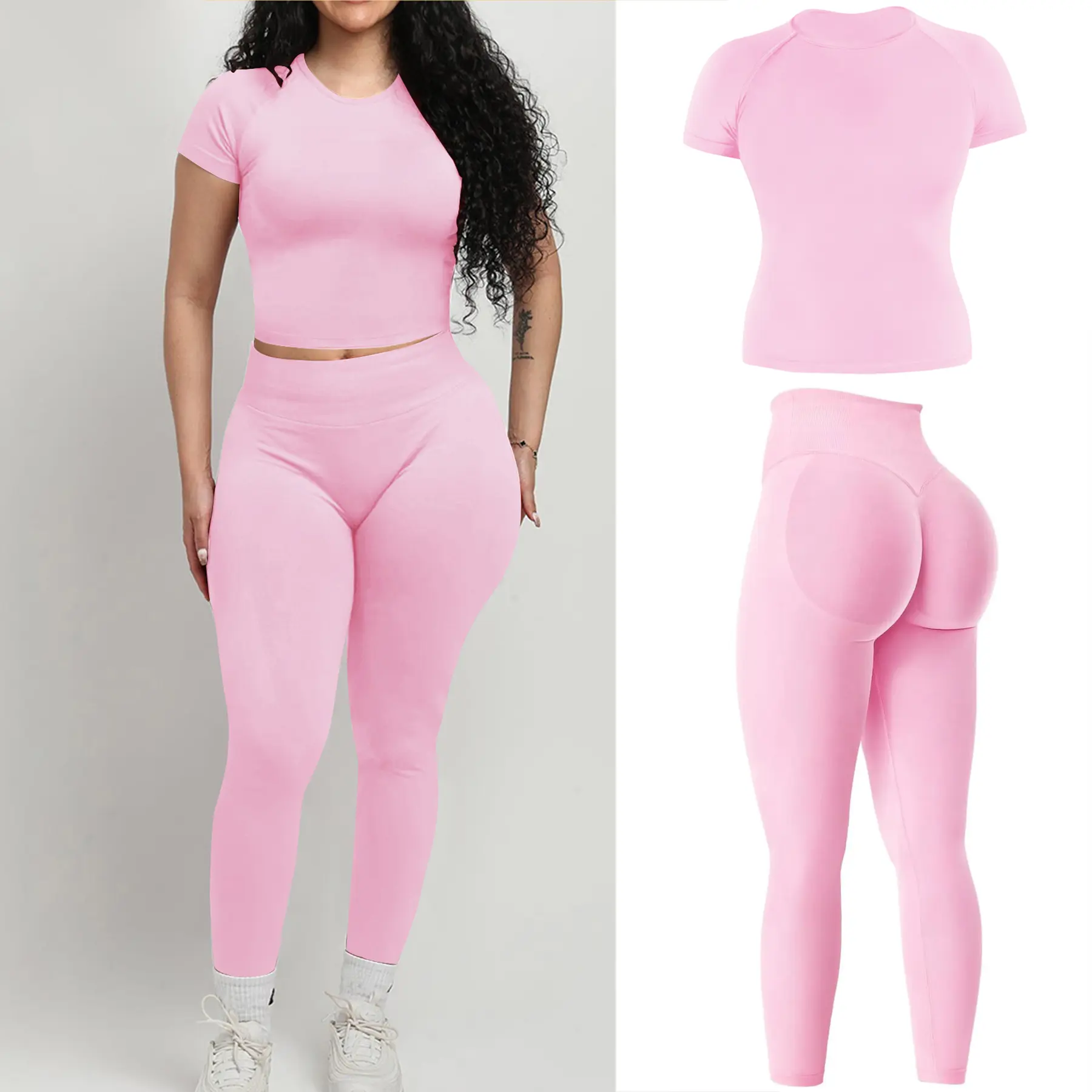 Pink T-Shirt+Legging