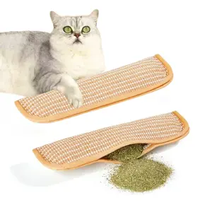 2 Pack Large Catnip Chew Toy - XL Interactive Chew & Kick Toys with 6000mg A+ Organic Catnip, Soft Sisal Scratching Toys for Indoor Cats & Kittens | Boredom Buster