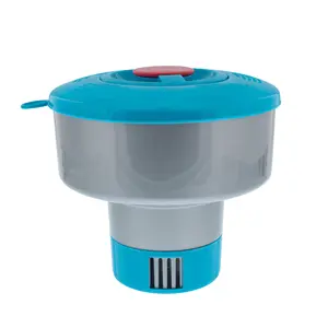 Pool Chlorine Floater Dispenser with Pop-Up Refill Indicator, Hold 3" Tablets