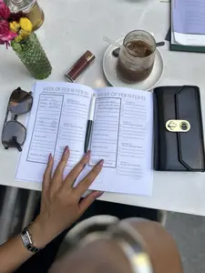 Lawyer's Weekly & Monthly Planner | Attorney Birthday Gift | Lawyer Journal |Personal Organizer| Matte Black Hardcover | Gift For Her
