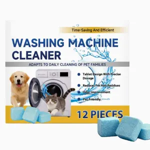 Eco-Friendly Washing Machine Cleaner, Laundry, Effectively Removes Pet Odors and Hair Buildup, Keeps Your Washer Fresh and Clean