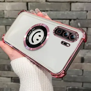 P30 Pro Durable PC Phone Holder Case For Compatible With Huawei P30 Pro Lucky Smile Face Stand Cover