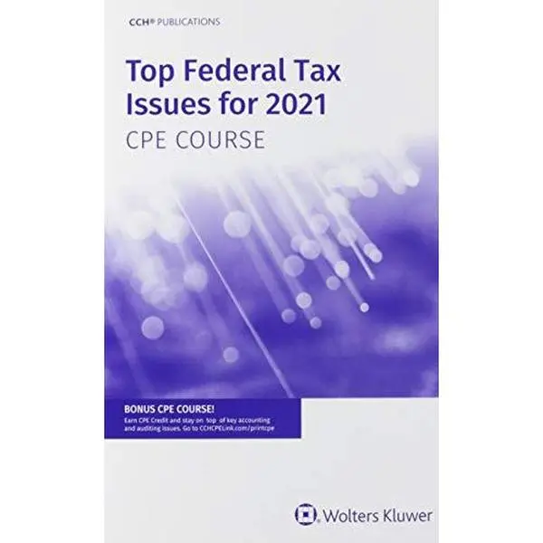 USED Book - Top Federal Tax Issues for 2021 Cpe Course by CCH Tax Law Editors (Paperback) - english