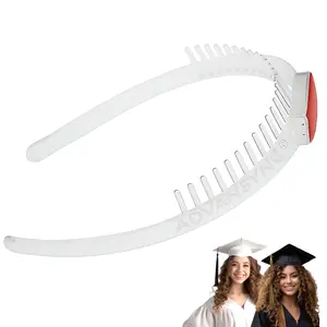 The ORIGINAL Capizzy™ GradCapBand Graduation Cap Headband – Secure Your Graduation Cap on Natural Hair, Braids, Locs, Twists, Weaves, Curls, Waves, and Straight Hair