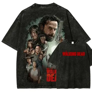 The Walking Dead Unisex Fit Washed T-Shirt 4