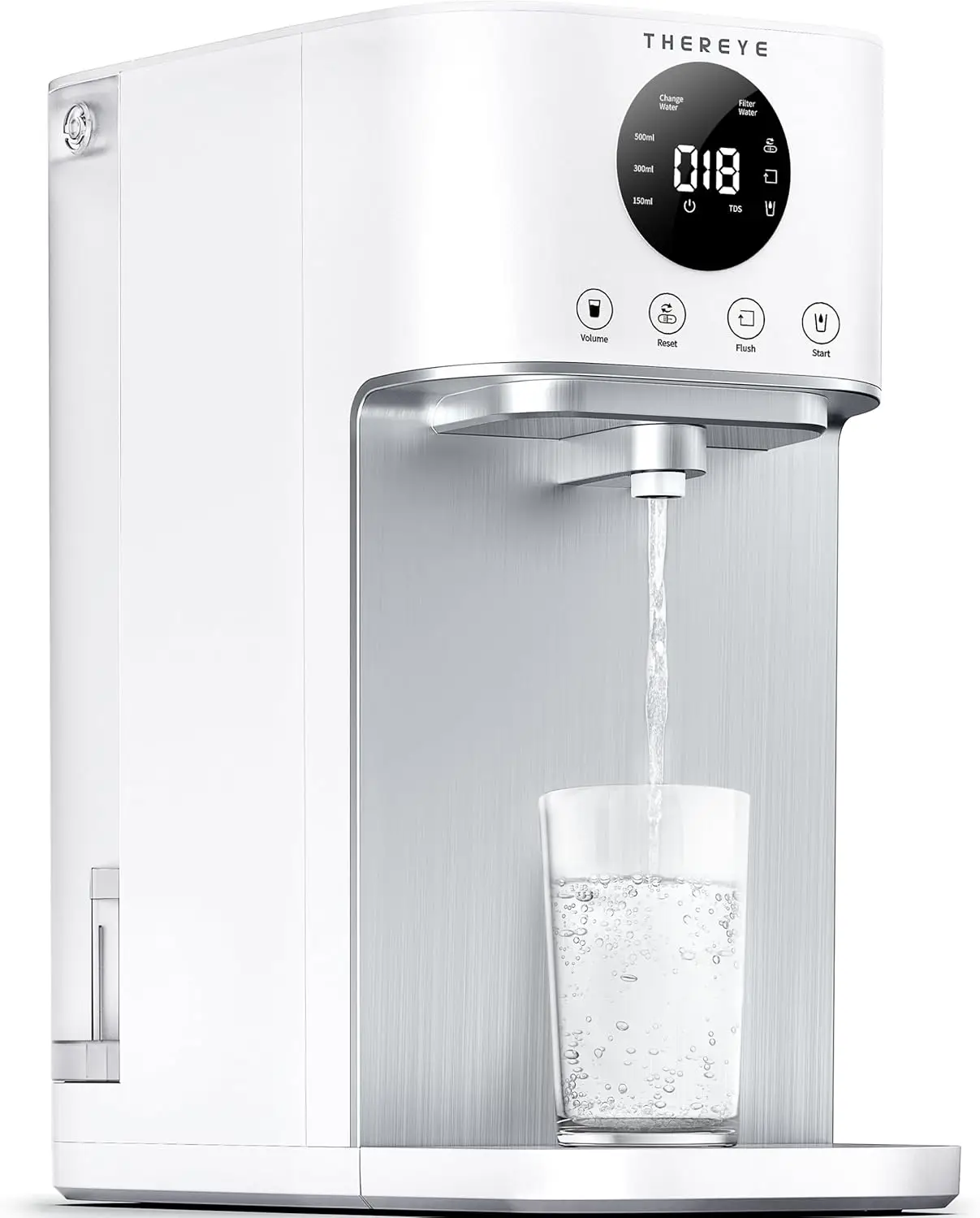 Thereye Reverse Osmosis System Countertop Water Filter, NSF/ANSI 58 Tested, 7 Stage RO Filtration, Fast Water Delivery, 3:1 Pure to Drain, BPA Free Wa