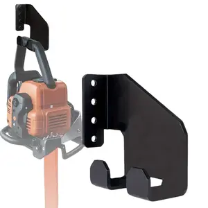 Heavy-Duty Steel Weed Trimmer Wall Rack, Organize Your Garage with Metal Tool Storage, Ideal for Lawn Mower and Hedge Trimmer, Garden Power Tool Organizer, Yard Tool Rack