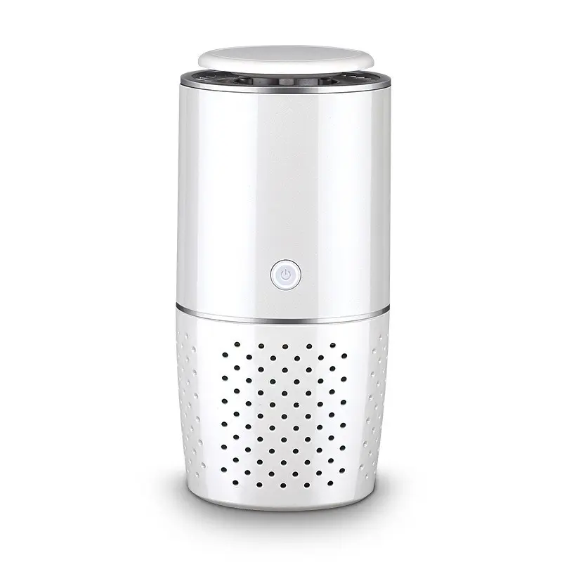 Smart Cup Style Car Air Purifier Cup Shaped Negative Ion Generator One Button Operation Vehicle Freshener