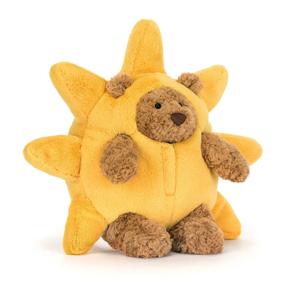 Jellycat Bartholomew Bear ‘Sun’ Plush Toy, Soft Stuffed Animal, Cute and Cuddly Gift for Kids, Babies, Collectors, Home Decor, Fun Plush Toy, Keychain