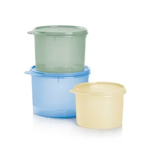Stacking Canisters one 14¼-cup/3.4L canister with seal and Cariolier handle. Add with 3 pc Classic Stacking Set: 4½ cups, 7 cups, 10 cups