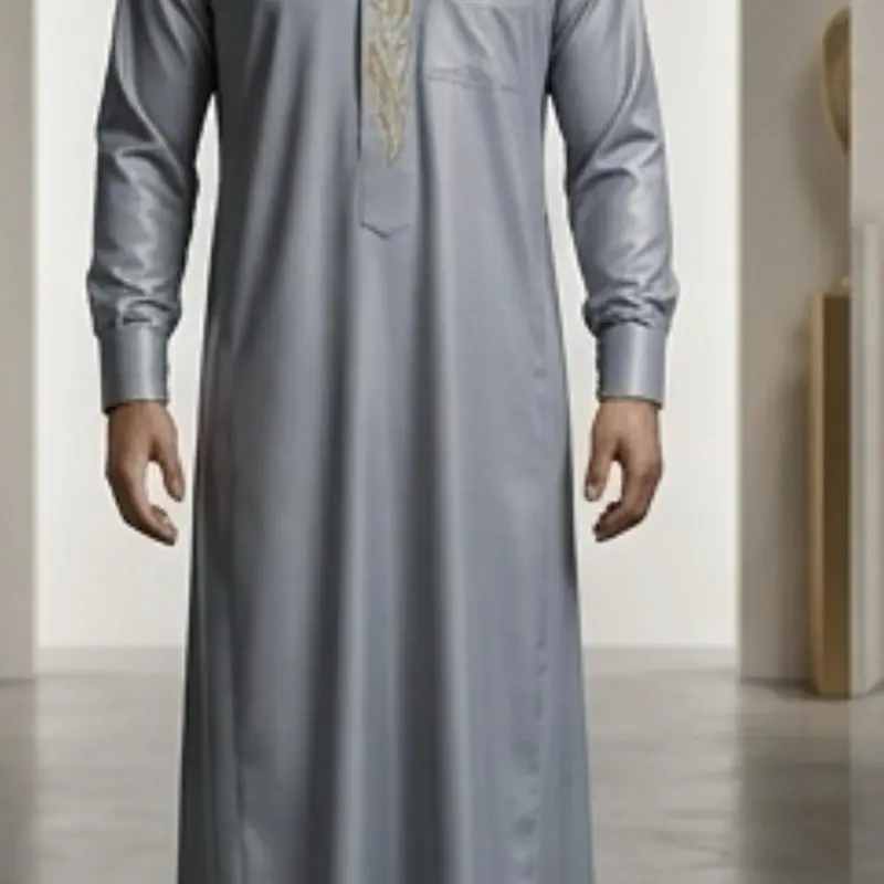 Men's Islamic Thobe, Modest Fashion Robe