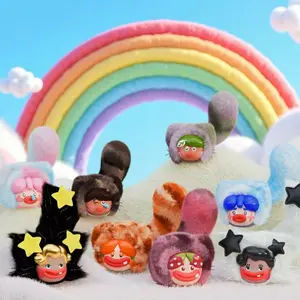 Ugly and Cute -Rainbow Cat Mystery Boxes Bag Pendant Bunny Plush Dolls Soft Collectibles