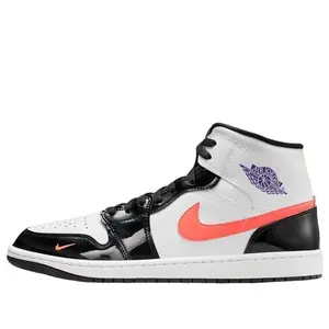 Jordan 1 Mid SE  Mismatch Swoosh IQ9387-010 Men's New Sneakers