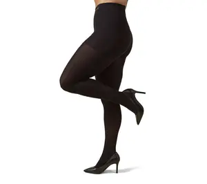 MeMoi Microfiber Opaque Curvy Control Top Tights