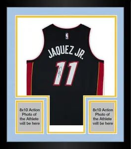 Framed Jaime Jaquez Jr. Miami Heat Autographed Nike Black Icon Swingman Jersey - Fanatics Authentic Certified