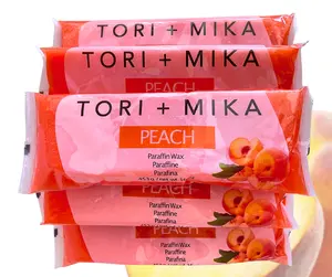 TORI MIKA Paraffin Wax Refills, 6 lbs Peach Scented Paraffin Bath for Hand Feet Dry Skin Comfort Muscles Body Care Pain Deep Hydrate Moisturizing Skin