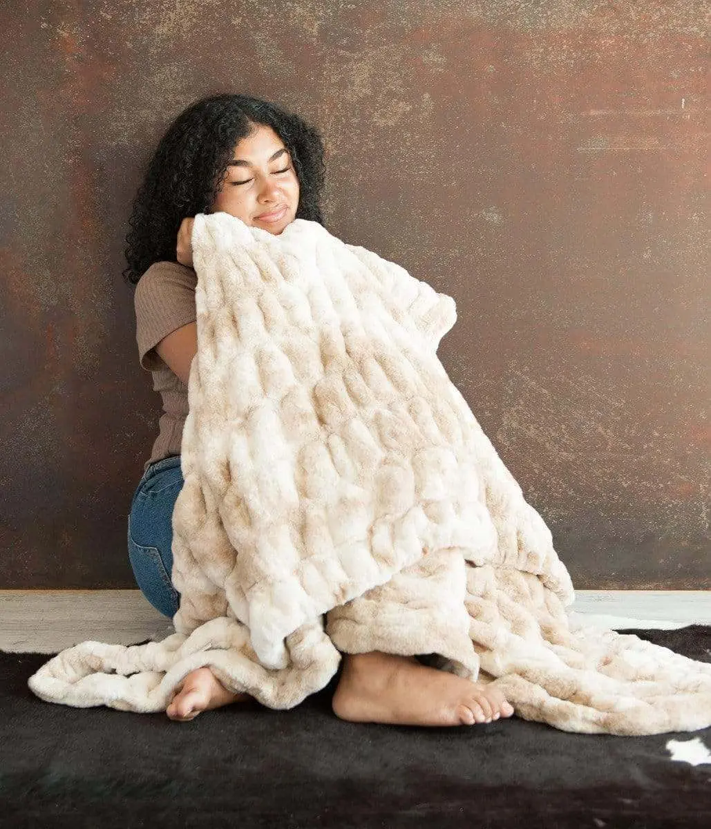 Hugs Tie Dye Cotton Candy Caramel Home Textile Blanket, Casual Soft Bedding Throw Blanket