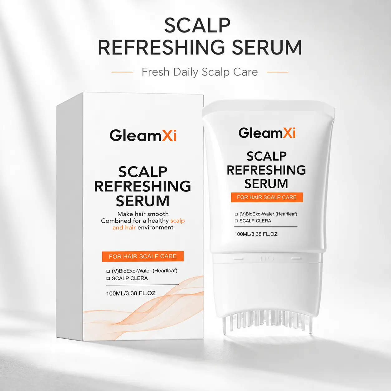 Hair Growth Serum Built In Brush Tricholoy Roll-On with Tonic Vitamin Nourish Root Less Loss Biomimic Grow Molecular Repair Mask 100ml Stop Products Thicker Healthy