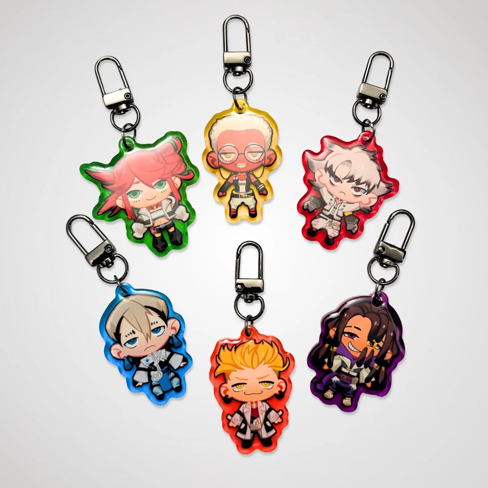 Gachiakuta Chibi Epoxy Keychains - Metal U-Hook Accessory - Fanmerch ...
