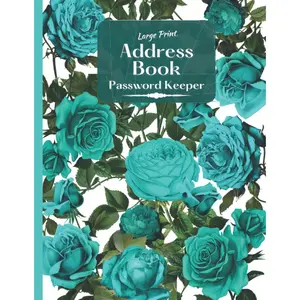 Large Print Address Book & Password : Telephone Address and Internet Password Keeper, 8.5x11 - Paperback