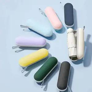 Mini Travel Sun Umbrella with Storage Box, Lightweight Portable Manual Open-Close Umbrella, Compact Outdoor Use Small Sun Umbrella