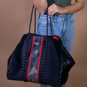 CHEVAUX - Tiktok Shop ONLY Pricing! - Premium Multipurpose Neoprene Tote | Waterproof with Removable Hard Bottom Liner & Pouch