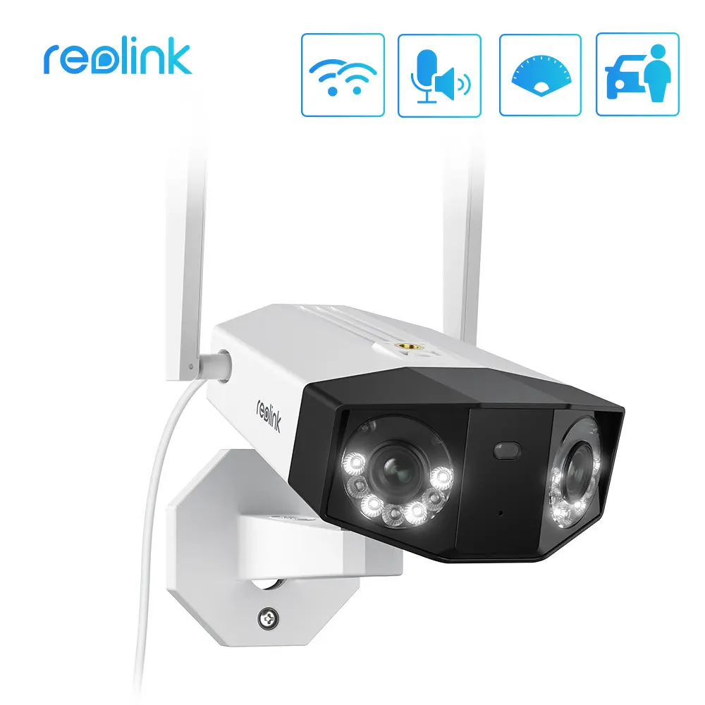 REOLINK Duo 3 PoE 16MP UHD Dual-Lens PoE Security Camera, with 180° Panoramic View