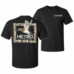 [100% Cotton] Trending Duck Hunting Outdoor Graphic T-Shirt for Men Women Hunters Fishermen Gift Idea for Birthday Father’s Day Camping Trip Casual Tactical Style Black Tee Camo Duck Design Adventure Lifestyle Rugged Outdoor Vibe Cool Everyday