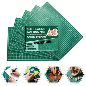 10 Pack Self Healing Sewing Mat, 12inch x 18inch Rotary Cutting Mat Double Sided 5-Ply Craft Cutting Board for Sewing Crafts Hobby Fabric Precision Scrapbooking Project