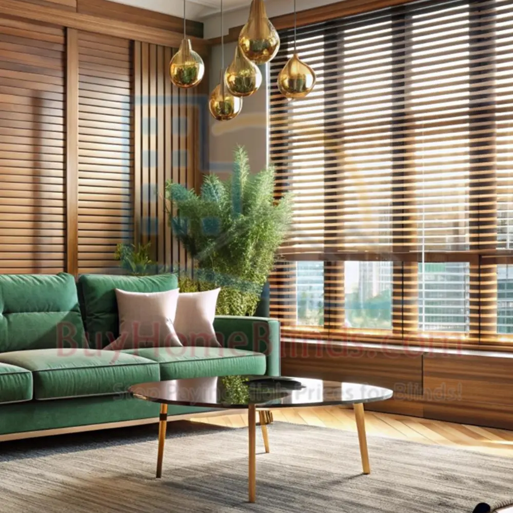 Modern Faux Wood Blinds for Easy Installation - Home Improvement