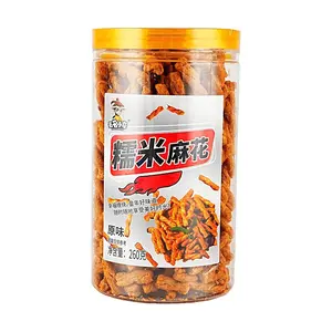 Wu Ming Xiao Zu Original Flavor Crispy Fried Glutinous Rice Twists 260g - Traditional Chinese Snack