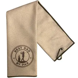 Golf Towel for Dad - Father's Day Golf Gift for Dad - Microfiber Towel with Clip