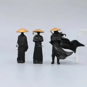 Vintage Warrior Car Dashboard Decor Set, Car Desktop Decor, Multi-Purpose Office Desk Accessory, Computer Screen Display, Micro Landscape Decoration