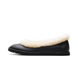Zora Leather Ballet Flat WMNS "Black" 1178450 BLK