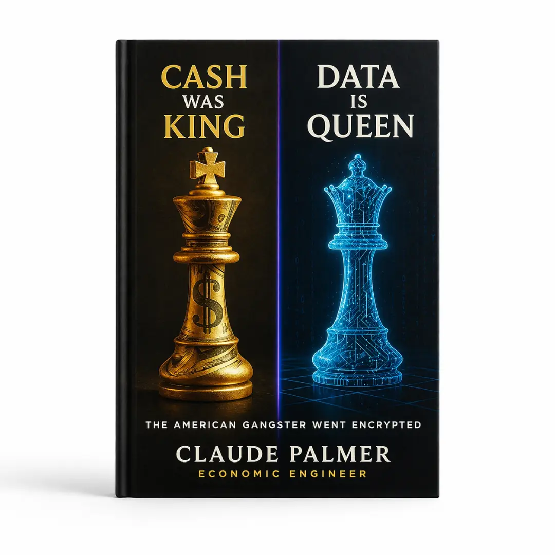 Cash Was King - Data Is Queen: The American Gangster Went Encrypted by Claude Palmer (Paper Back Book) Modern