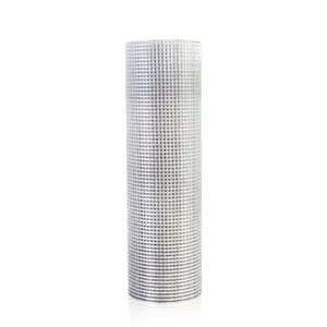 19-Gauge Hot-Dip Galvanized Welded Metal Wire Fence Roll, 0.5in x 48in x 100ft Hardware Cloth, for Chicken Coops, Rattlesnake Fence, Garden Plant Protection