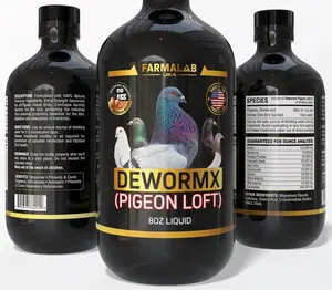 DEWORMX 8oz Liquid for Pigeons Doves Birds Palomos Buchones Mensajeros Pigeon
