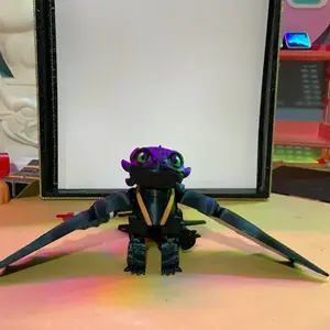 Toothless 3D printed size medium