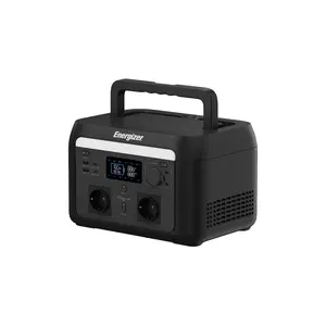 Energizer Solar Peak 600w Portable Power Station with Display, Charging Port, and Handle Compact Chargeable