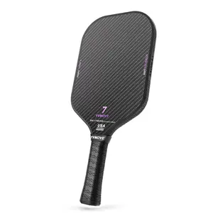 YVmove T800 Raw Carbon Fiber Surface & 16mm V-Sonic IV Power Core, Premium Pickle Ball Racket Designed for Increased Power & Ultimate Spin, USAPA Approved