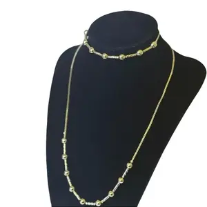 Adjustable Balines Chain & Bracelet Set - Stylish Versatile Accessory for Everyday Wear