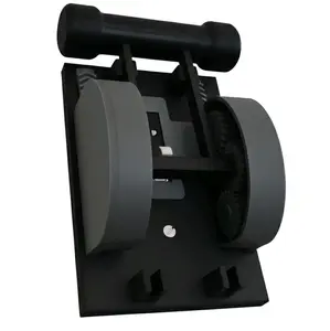 Industrial Geared Light Switch Cover Decor Black and Grey Design for Modern Home Office Use Modern Style