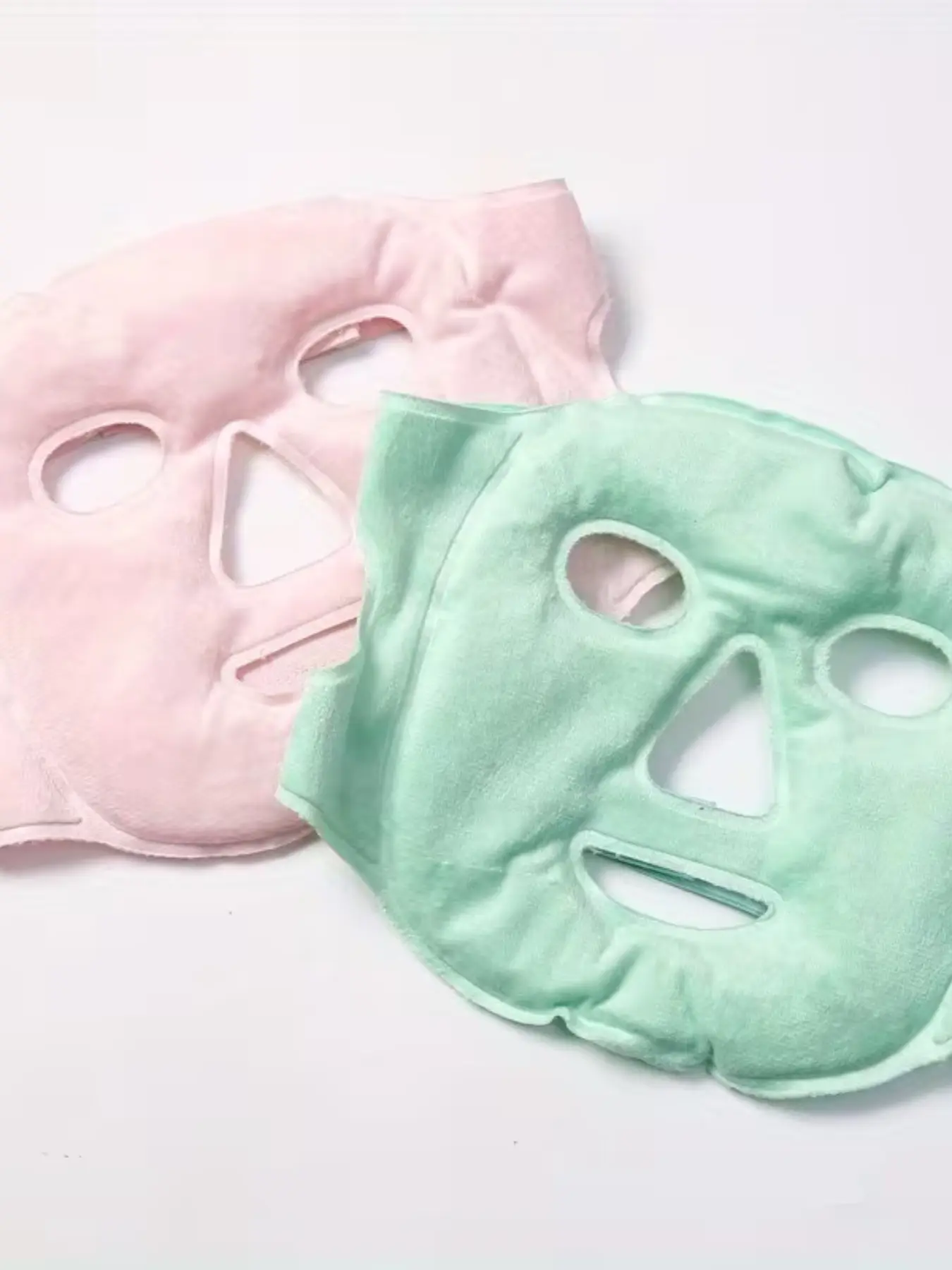 Double-Sided Ice Mask, Cold Hot Therapy Eye Mask, Reusable PVC Velour Soft Face Cooling Wrap, All-Seasons Sleep Beauty Mask Gift Soothing, Eye Masks For Sleep, Sleeping Eye Mask, Chill Eye Mask