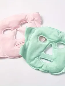 Double-Sided Ice Mask, Cold Hot Therapy Eye Mask, Reusable PVC Velour Face Cooling Wrap, All-Seasons Sleep Beauty Mask Gift Soothing