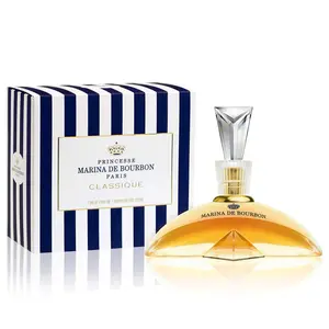 Marina de Bourbon Classique by Princesse Marina de Bourbon | Eau de Parfum Spray | Fragrance for Women | Floral and Fruity Scent with Notes of Exotic Fruits and Vanilla | 100 mL / 3.4 fl oz