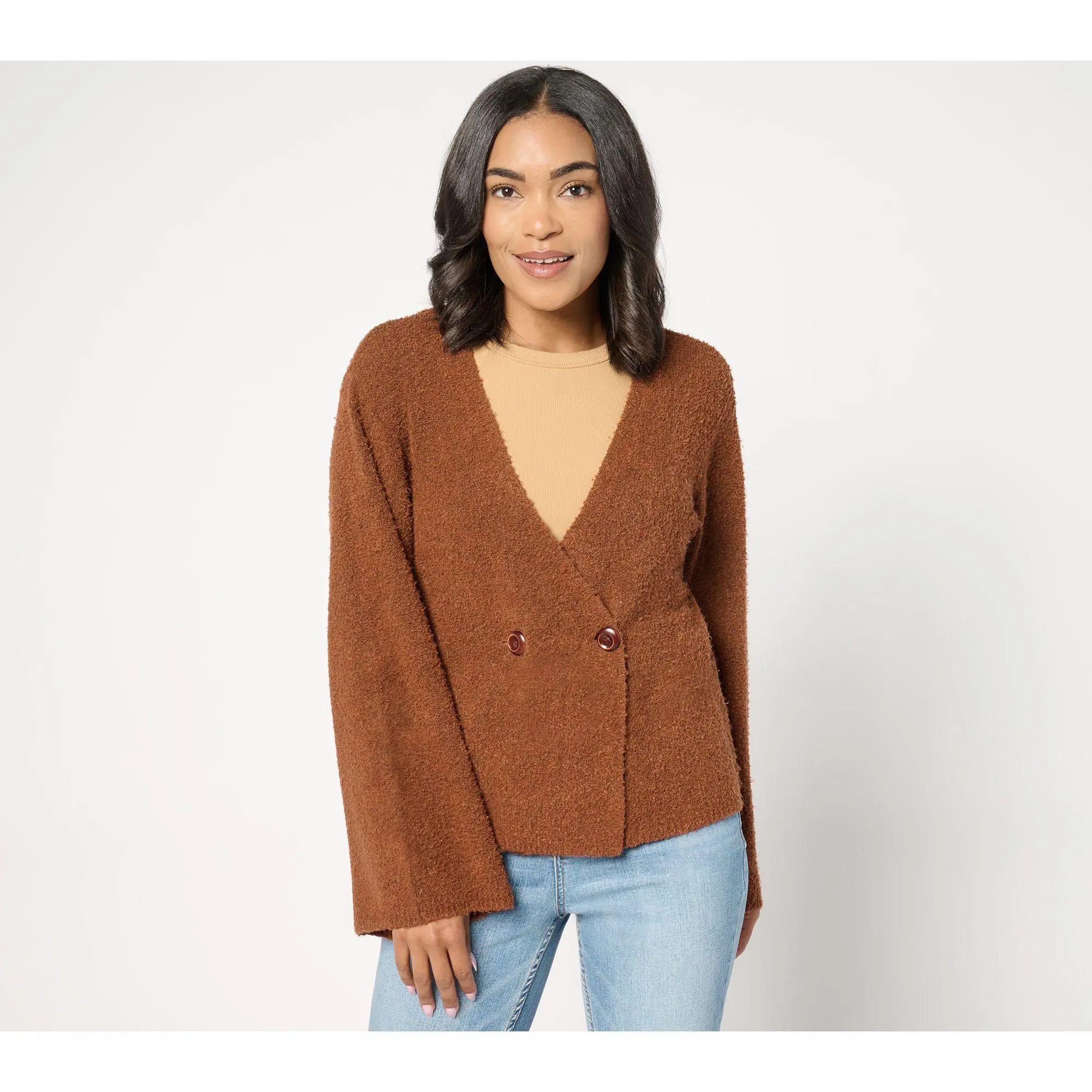 Me by Jennie Garth Beacon Button Front Cardigan