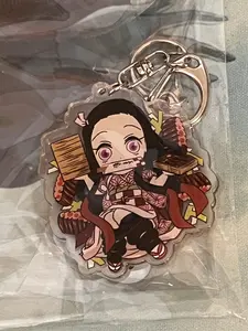 Demon Slayer Keychains - Rainy Day, Playtime & Boba!